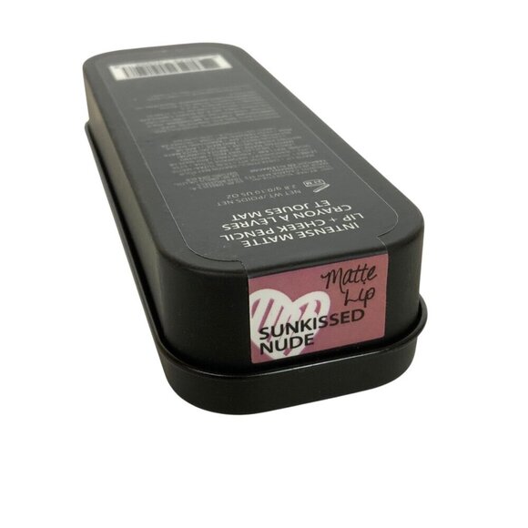 Nudestix Intense Matte Lip & Cheek Pencil SUNKISSED NUDE With Sharpener in Box - Picture 2 of 4